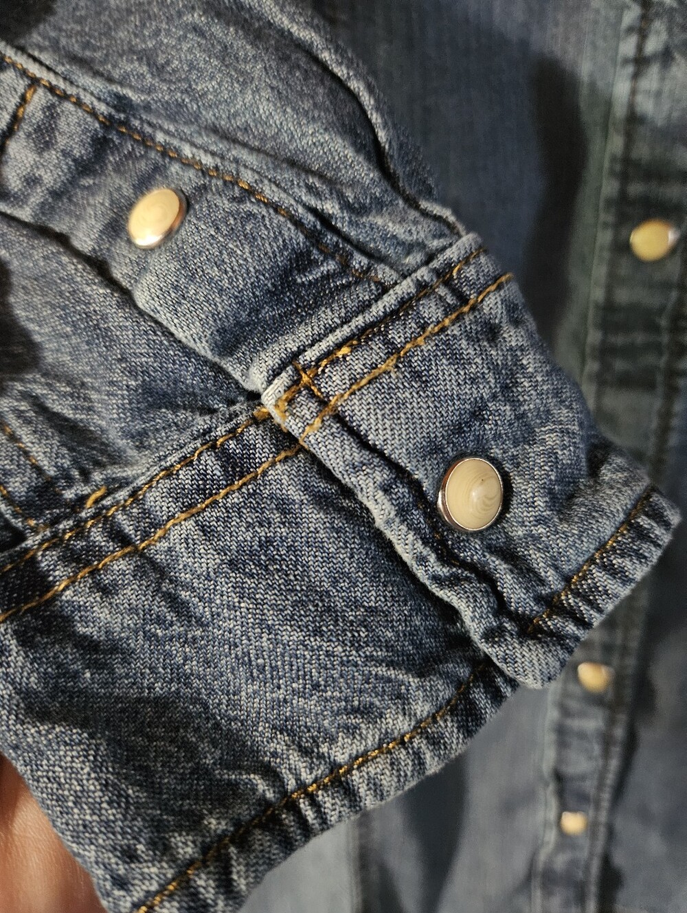 Lee Heritage Western Denim Shirt Dress XL - Picture 3 of 6